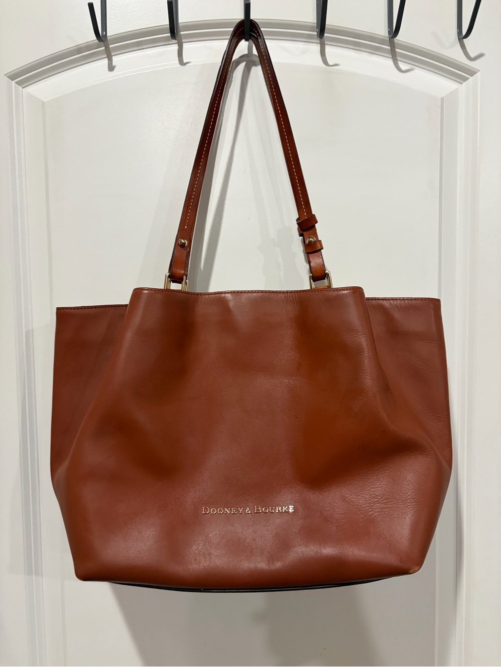 Dooney & Bourke Chestnut Brown Leather Tote